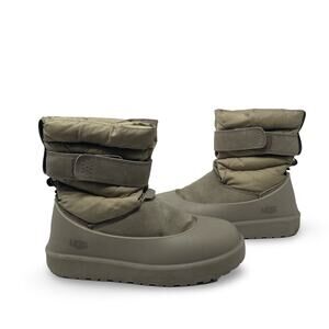 UGG men Classic Short Pull-On Weather Waterproof Suede Boot sz 7